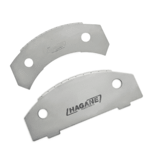 Facas industriais para embalagens alimentícias: Embaladoras, bandejas e lacre de tampas. 6 Facas para embalagens alimentícias