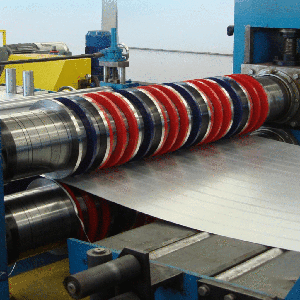 Linha de corte Slitter Hagane para cortes longitudinais 