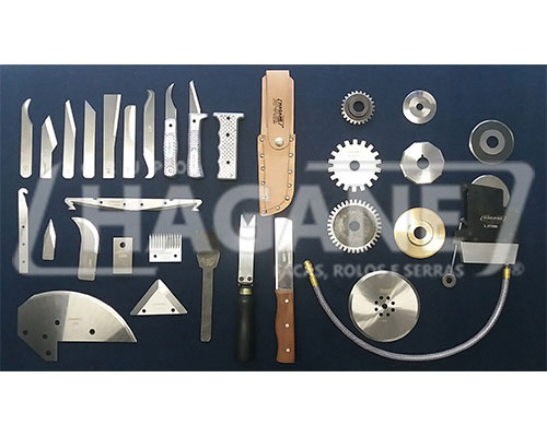 Faca industrial para borracha