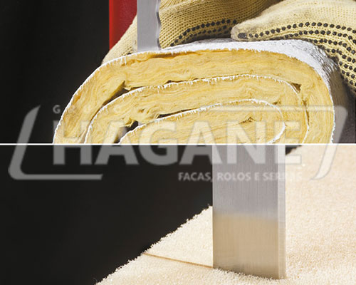 Faca industrial para espuma