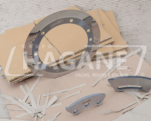 Faca industrial para papelão