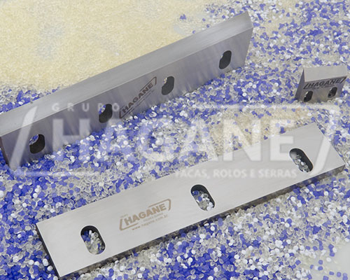 Faca industrial para plástico