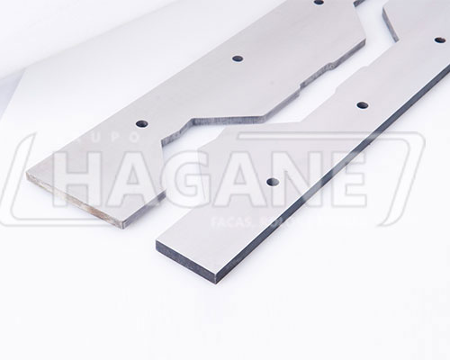 Facas industriais retas