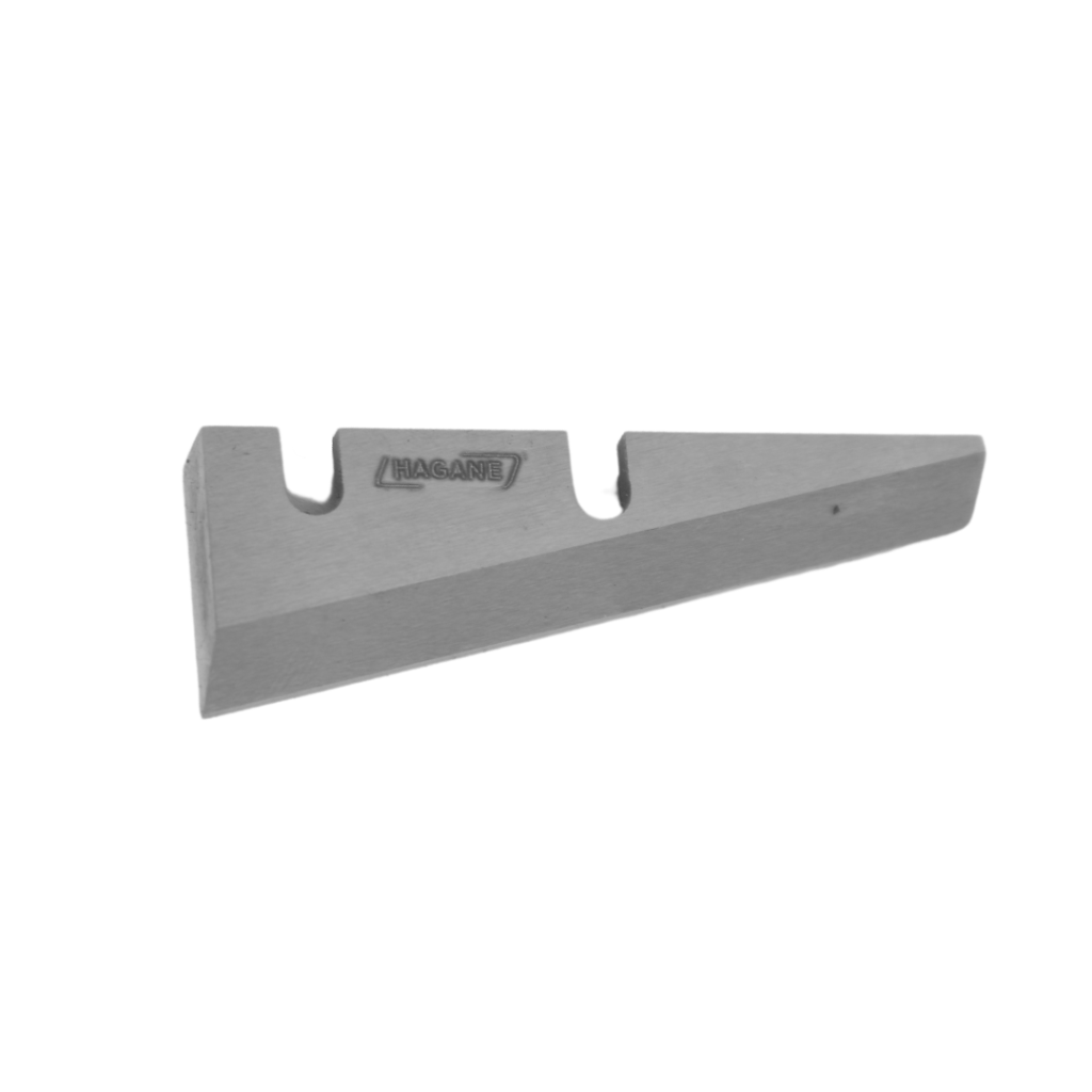 Borracha 7 Faca reta lisa